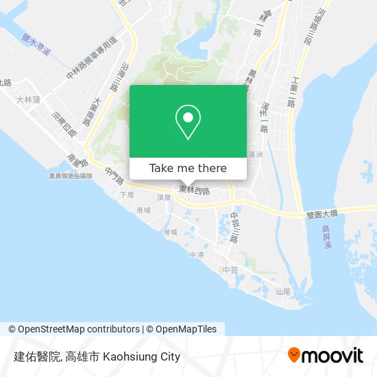 建佑醫院 map
