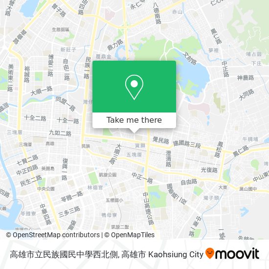 高雄市立民族國民中學西北側 map