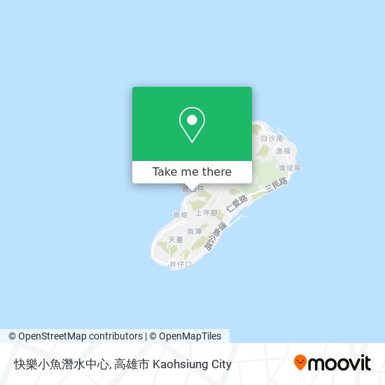 快樂小魚潛水中心地圖