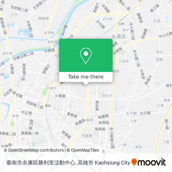 臺南市永康區勝利里活動中心 map