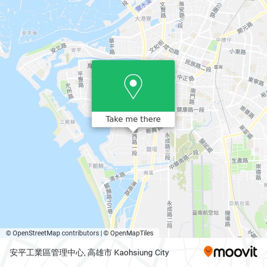 安平工業區管理中心 map
