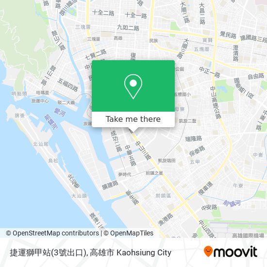 捷運獅甲站(3號出口) map
