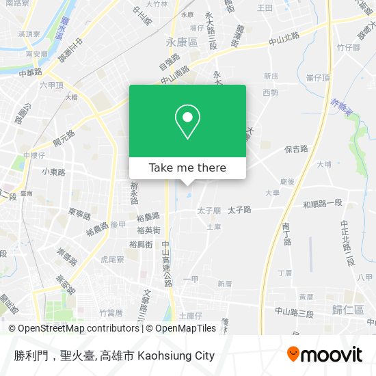 勝利門，聖火臺 map