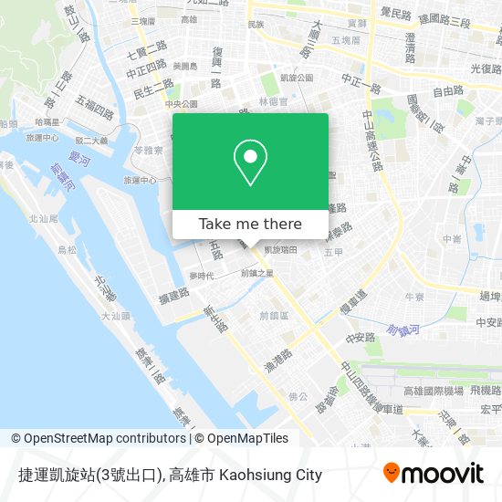 捷運凱旋站(3號出口) map