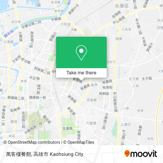 萬客樓餐館 map