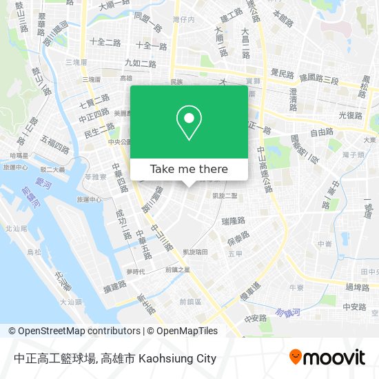 中正高工籃球場 map