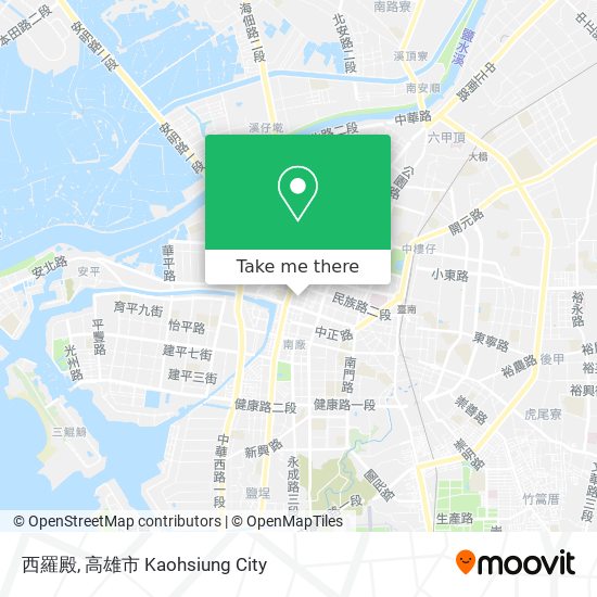 西羅殿 map