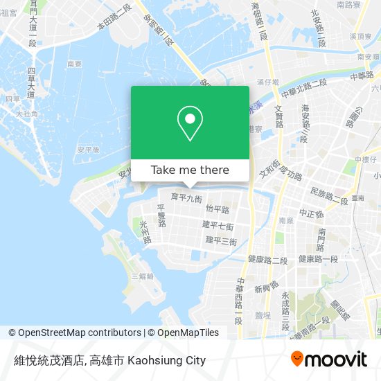 維悅統茂酒店 map