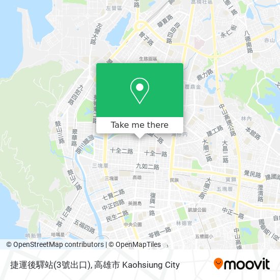 捷運後驛站(3號出口) map