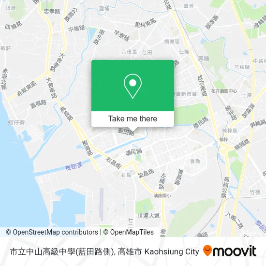 市立中山高級中學(藍田路側) map