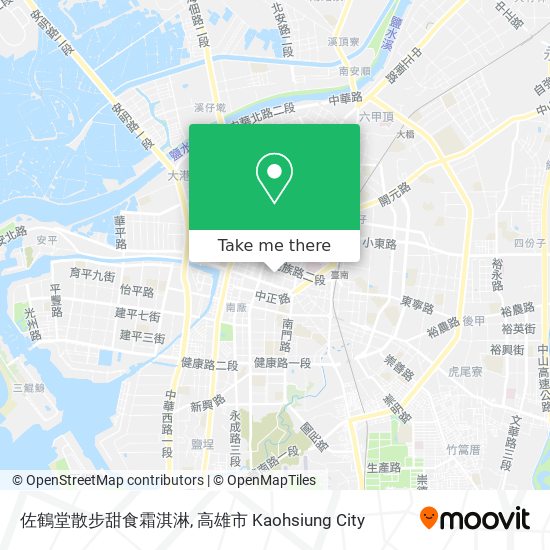 佐鶴堂散步甜食霜淇淋 map