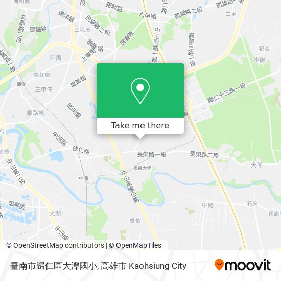 臺南市歸仁區大潭國小 map