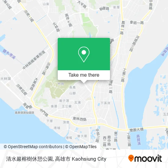 清水巖榕樹休憩公園地圖