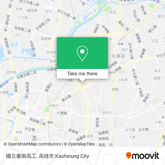 國立臺南高工地圖