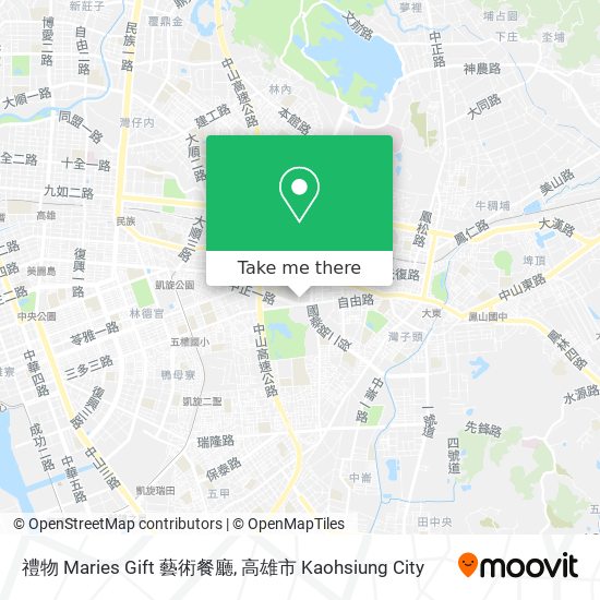 禮物 Maries Gift 藝術餐廳地圖