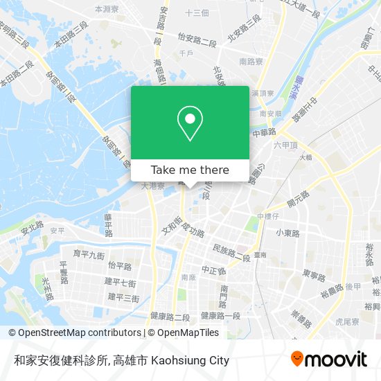和家安復健科診所地圖