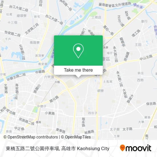 東橋五路二號公園停車場 map