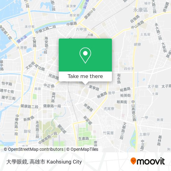 大學眼鏡 map