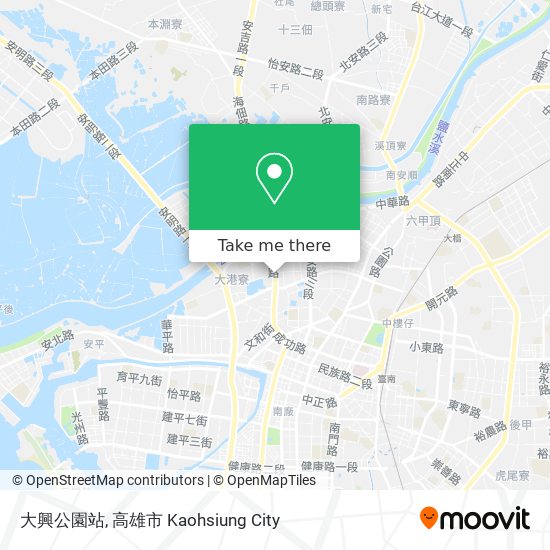 大興公園站 map