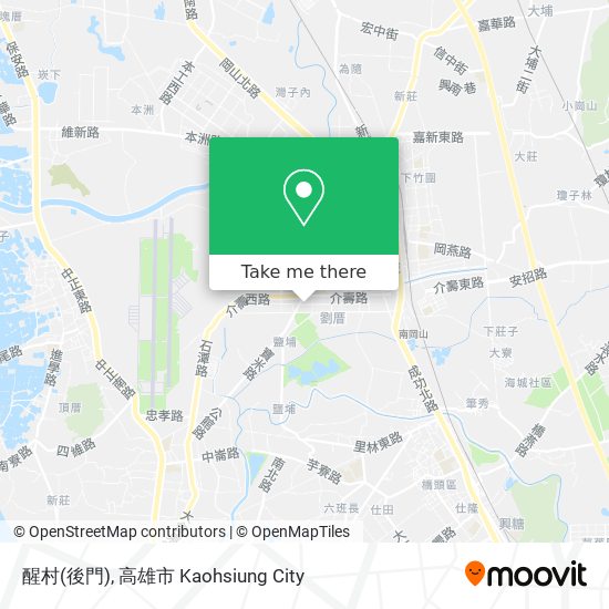 醒村(後門)地圖
