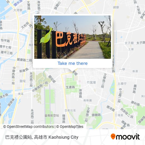 巴克禮公園站 map