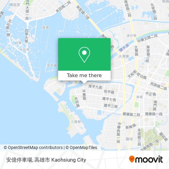 安億停車場 map