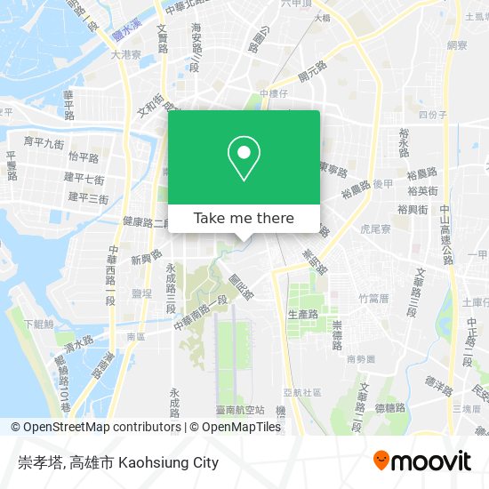 崇孝塔 map