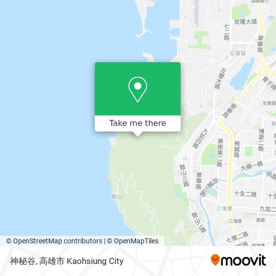 神秘谷 map