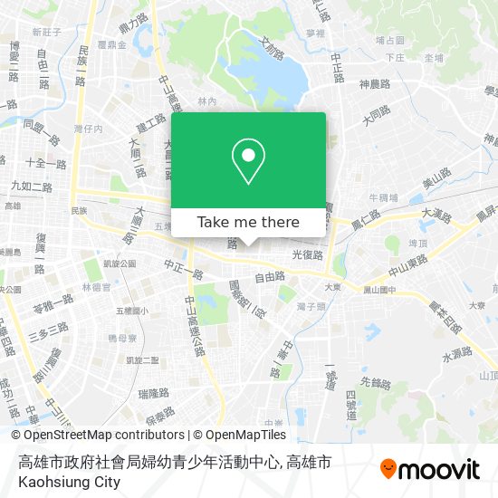 高雄市政府社會局婦幼青少年活動中心 map
