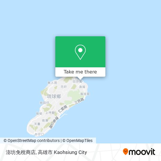 澎坊免稅商店 map