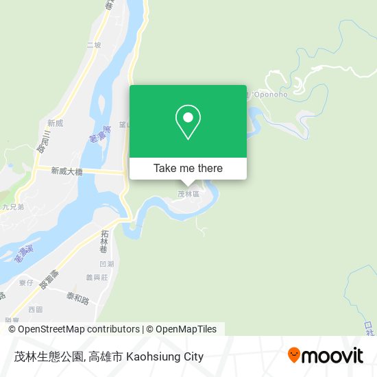 茂林生態公園地圖