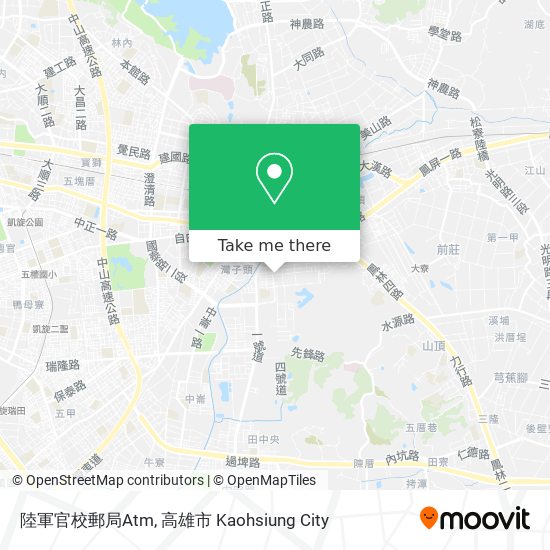 陸軍官校郵局Atm map