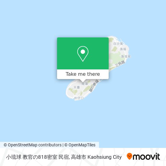 小琉球 教官の818密室 民宿 map