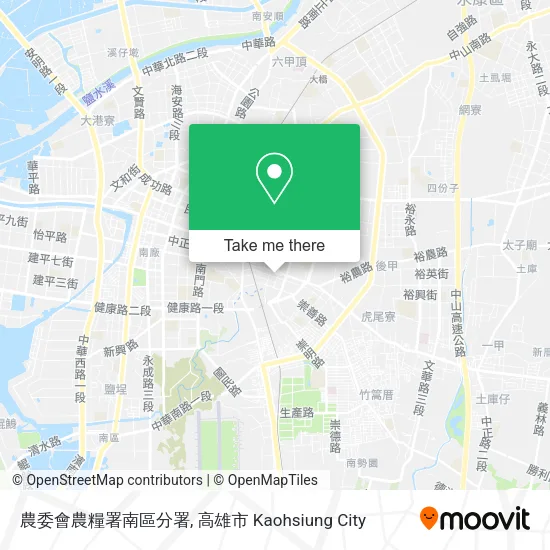 農委會農糧署南區分署 map