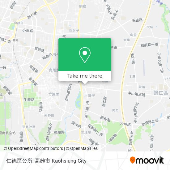 仁德區公所 map