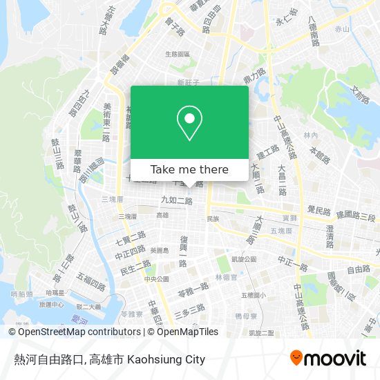 熱河自由路口地圖