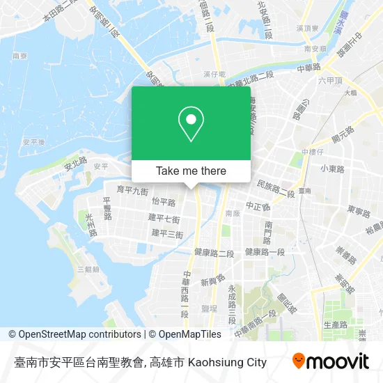 臺南市安平區台南聖教會 map