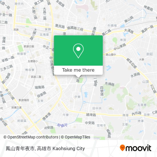 鳳山青年夜市 map