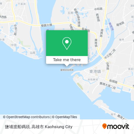 鹽埔渡船碼頭 map