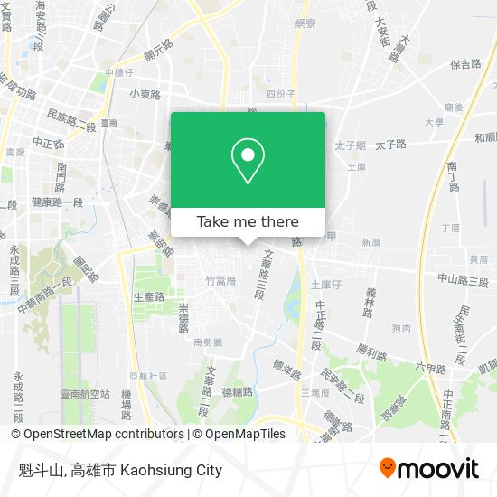 魁斗山 map