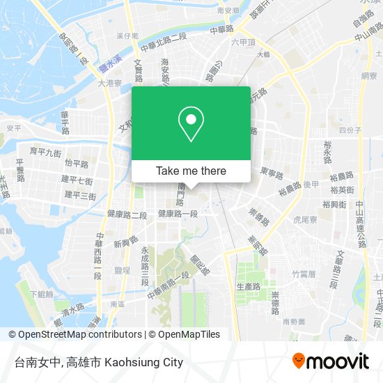 台南女中 map