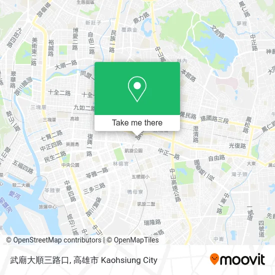 武廟大順三路口 map
