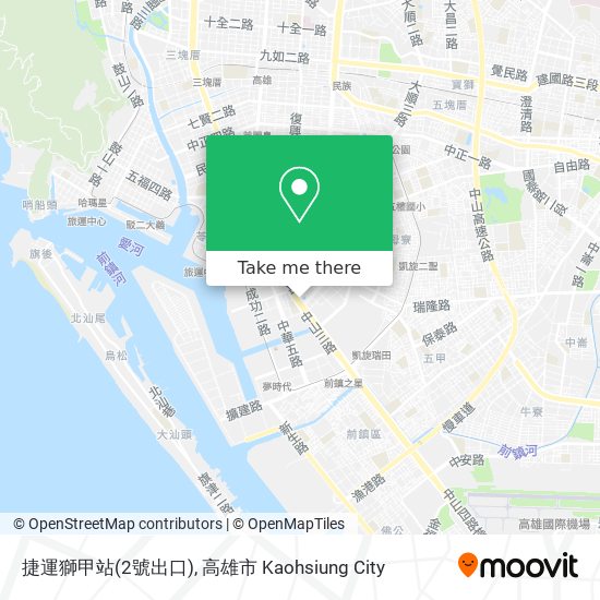 捷運獅甲站(2號出口) map