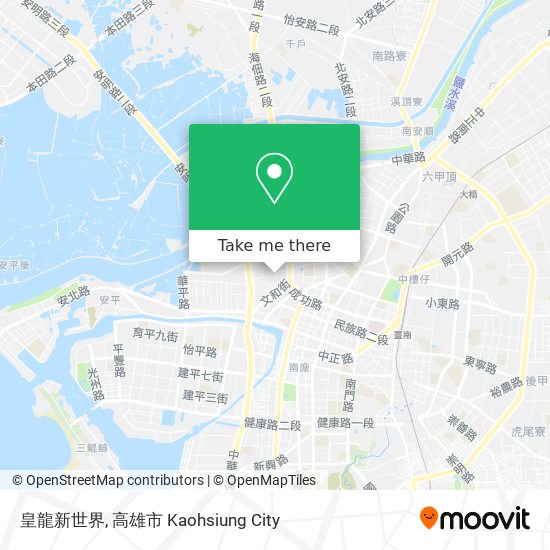 皇龍新世界 map