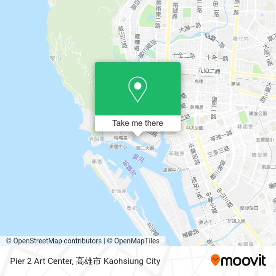 Pier 2 Art Center map