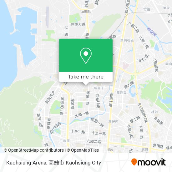 Kaohsiung Arena map