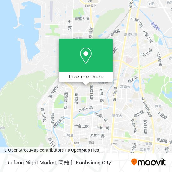 Ruifeng Night Market map