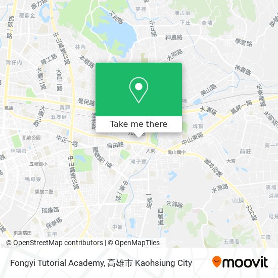 Fongyi Tutorial Academy map