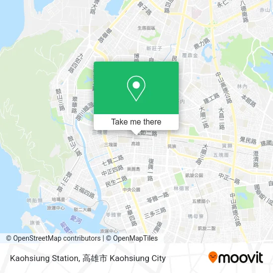 Kaohsiung Station map