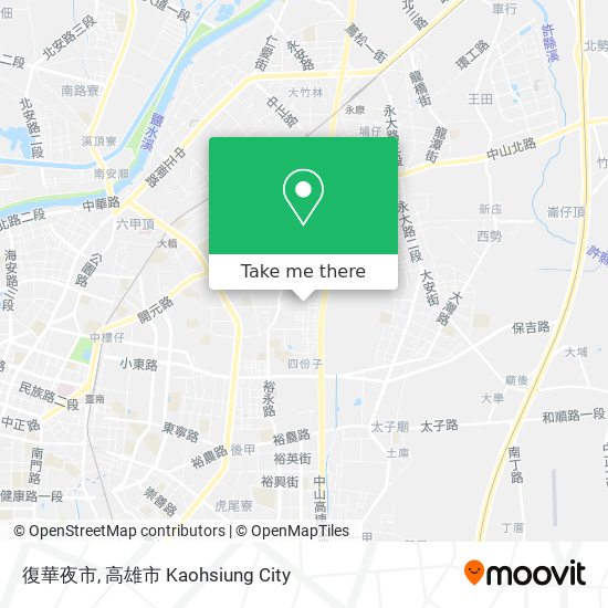 復華夜市地圖